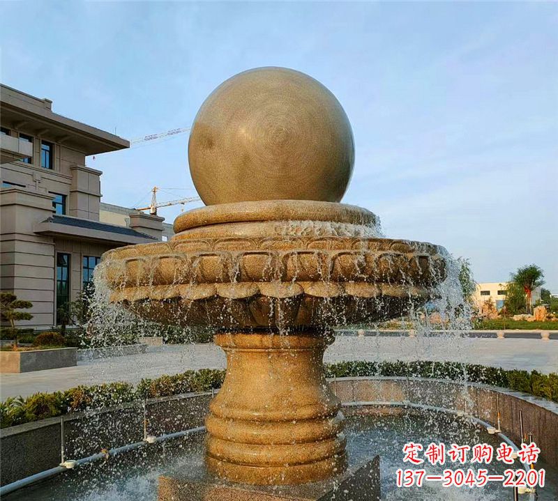 武汉小区石喷泉雕塑