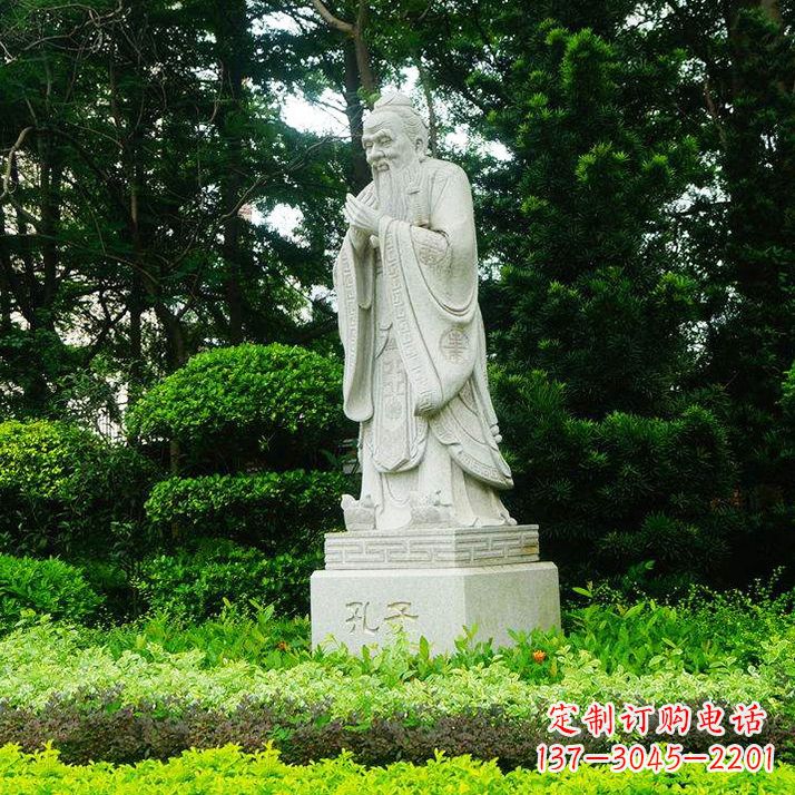 武汉学校名人铜像雕塑 孔子铜像雕塑