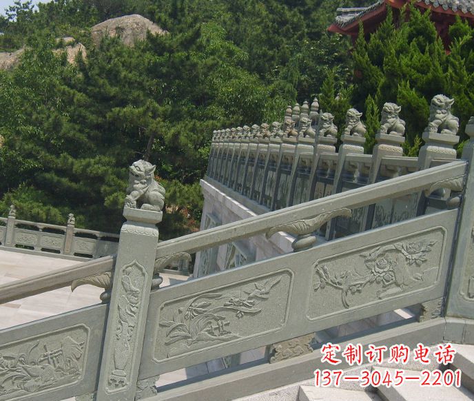 武汉园林仿古石栏板景观石雕 (4)