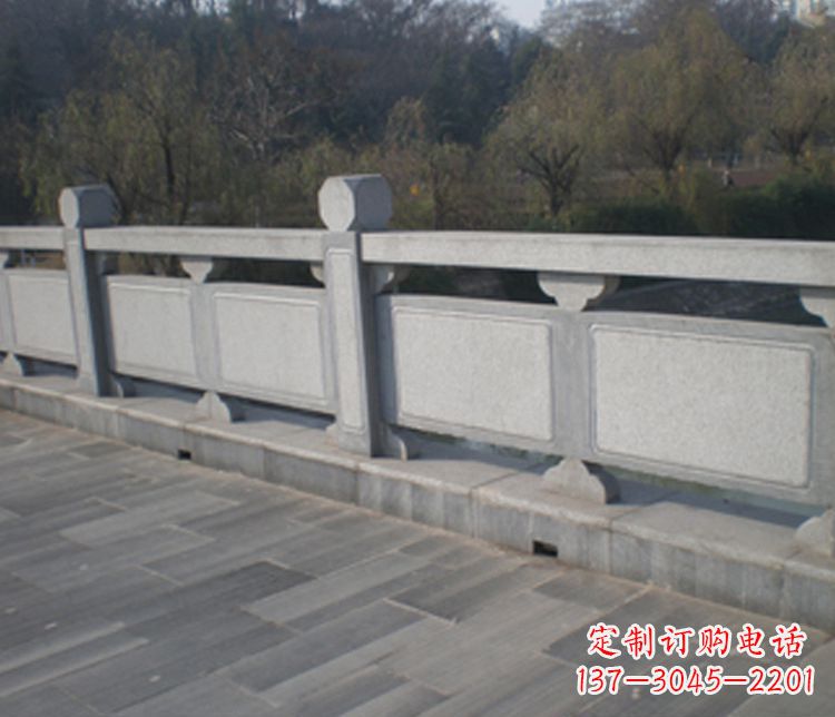 武汉园林仿古石栏板景观石雕 (7)