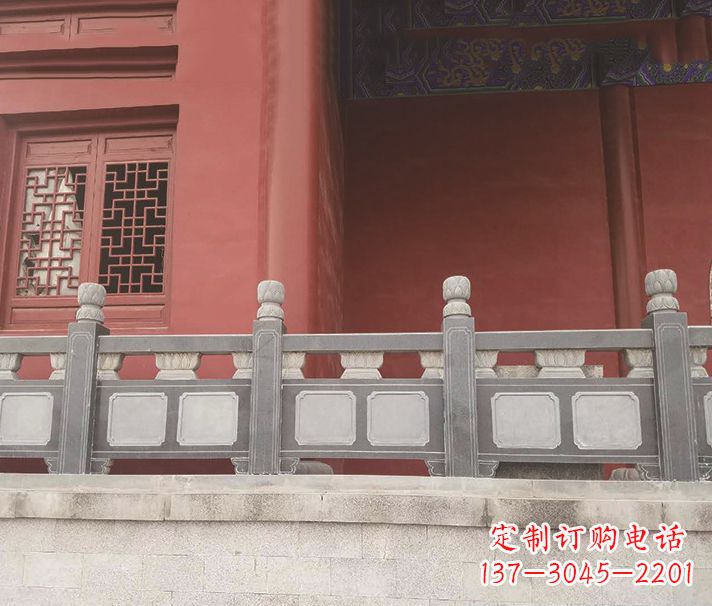 武汉园林仿古石栏板景观石雕 (8)