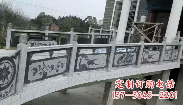 武汉园林仿古石栏板景观石雕 (10)