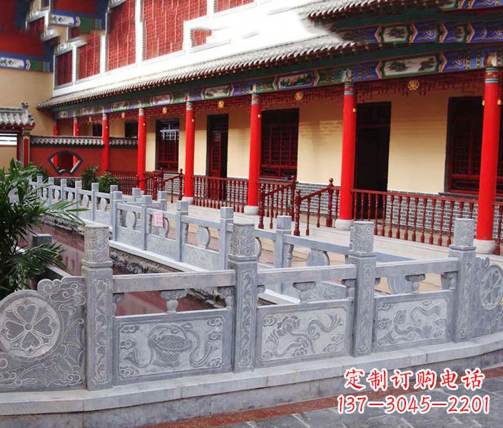 武汉园林仿古石栏板景观石雕 (12)