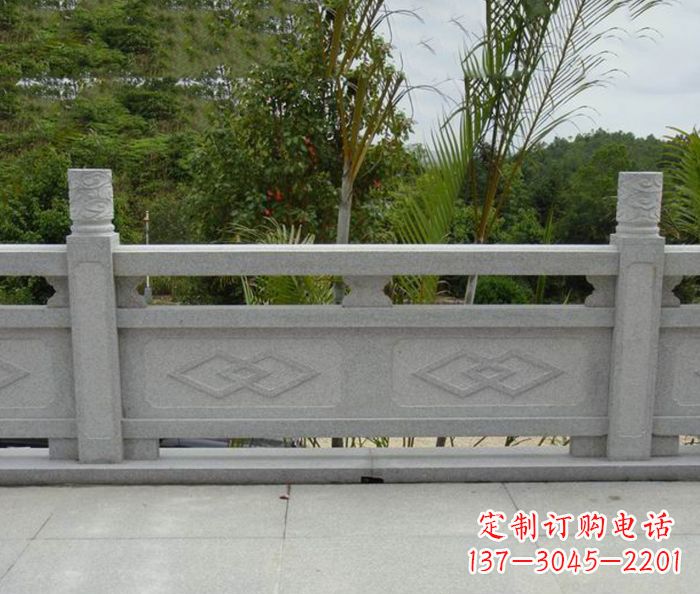 武汉园林景观大理石栏板雕塑 (3)