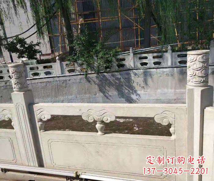 武汉园林景观大理石栏板石雕 (6)