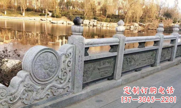 武汉园林景观大理石栏板石雕 (10)