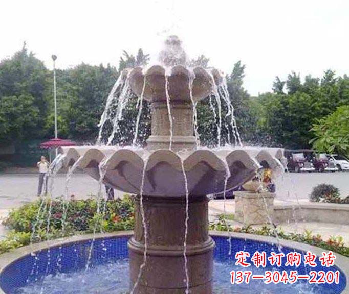 武汉园林景观大理石喷泉石雕