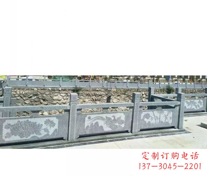 武汉园林景观仿古石雕栏板 (5)