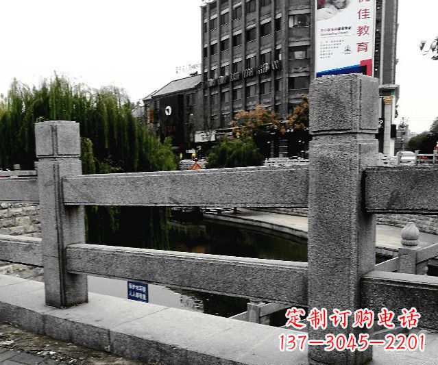 武汉园林景观仿古石雕栏板 (9)