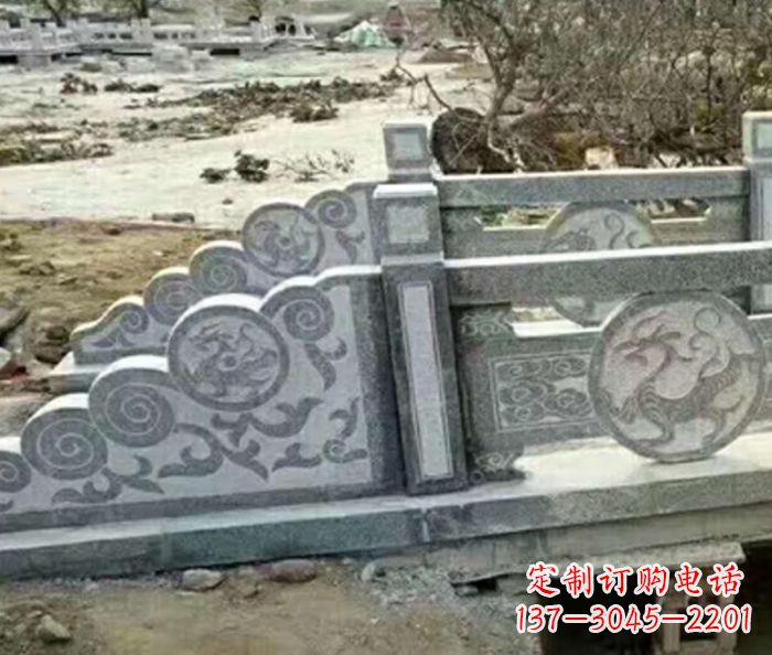 武汉园林景观仿古石雕栏板 (10)