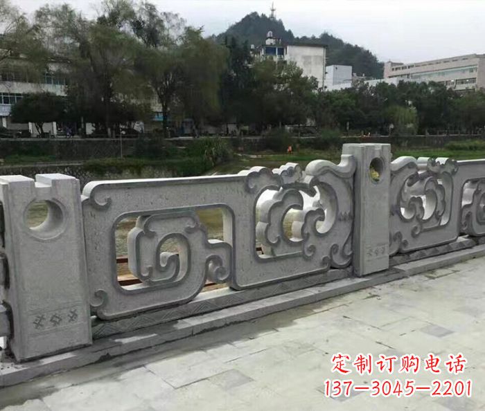 武汉园林景观仿古石雕栏板_1