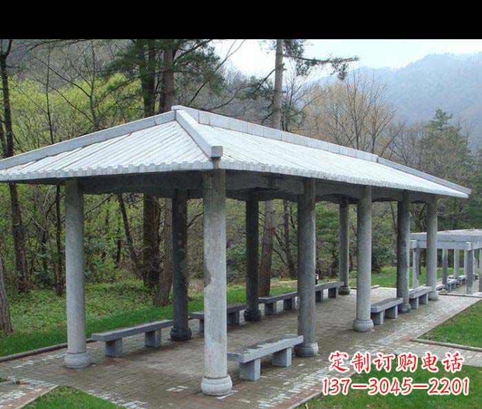 武汉园林景观仿古石雕长廊