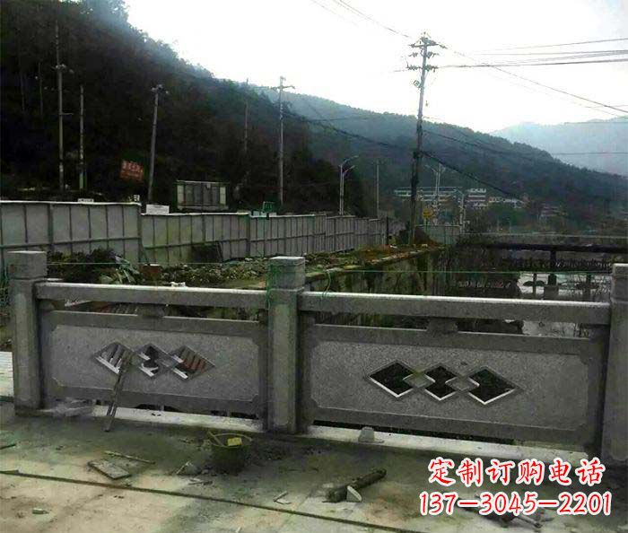 武汉园林景观仿古石浮雕栏板 (2)