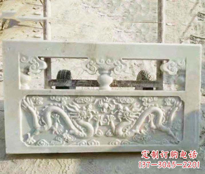 武汉园林石浮雕栏板景观石雕
