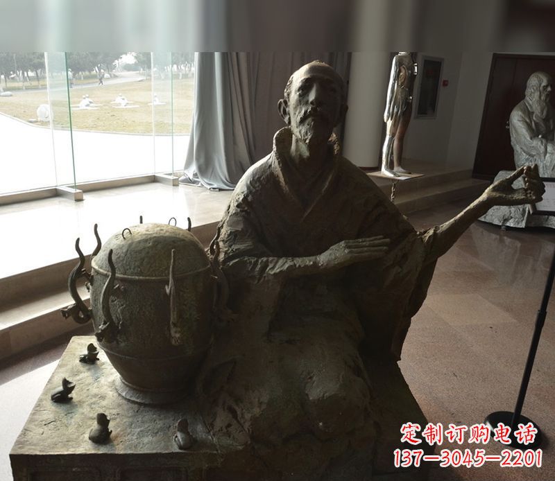 武汉张衡铜雕