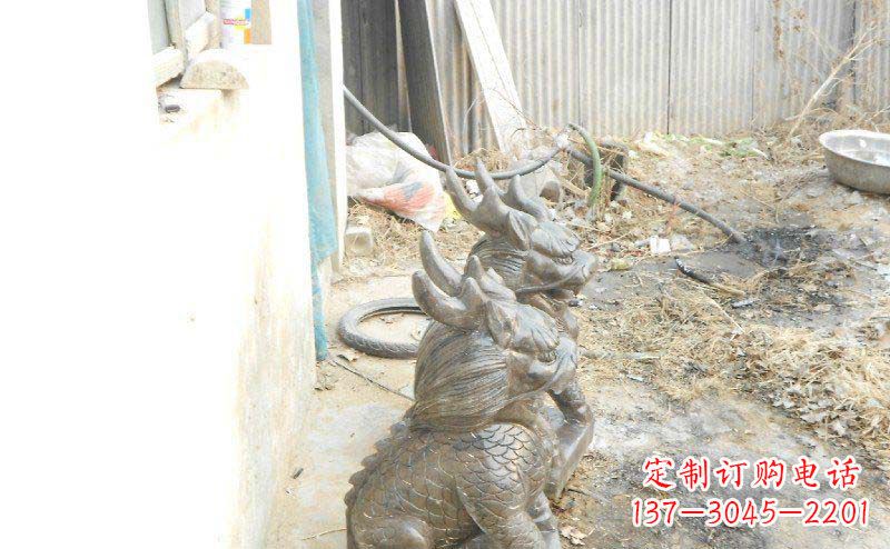 武汉铸铜麒麟古代神兽铜雕