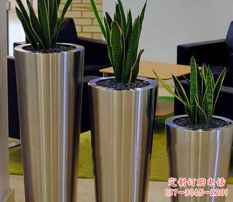 武汉不锈钢花盆广场雕塑